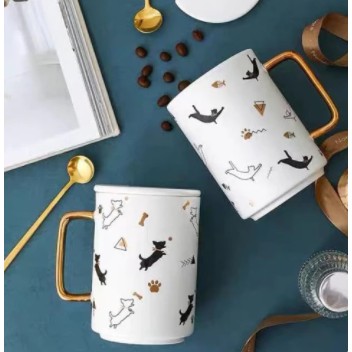Cat & Dog Set Mug / Dog Cat Cup