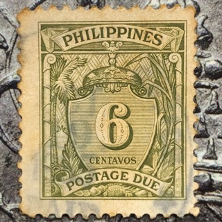 แสตมป์เก่า PHILIPPINES 6 CENTAVOS