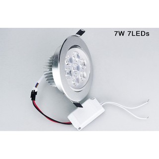 🔥 สุดคุ้มเกินราคา LED Downlight 7W โคมดาว์นไลท์  โคมไฟฝังฝ้า