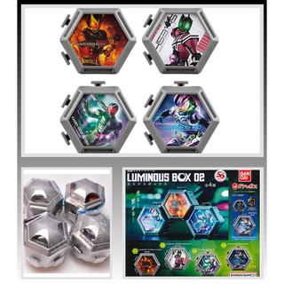 4549660757016 (set 4) kamen rider luminous box 02 ได้ครบ 4 แบบ