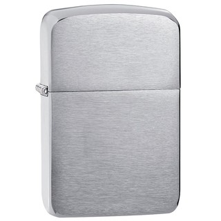 Zippo 1941 Brushed Chrome  Chrome 1941 Replica ของแท้ Made in USA