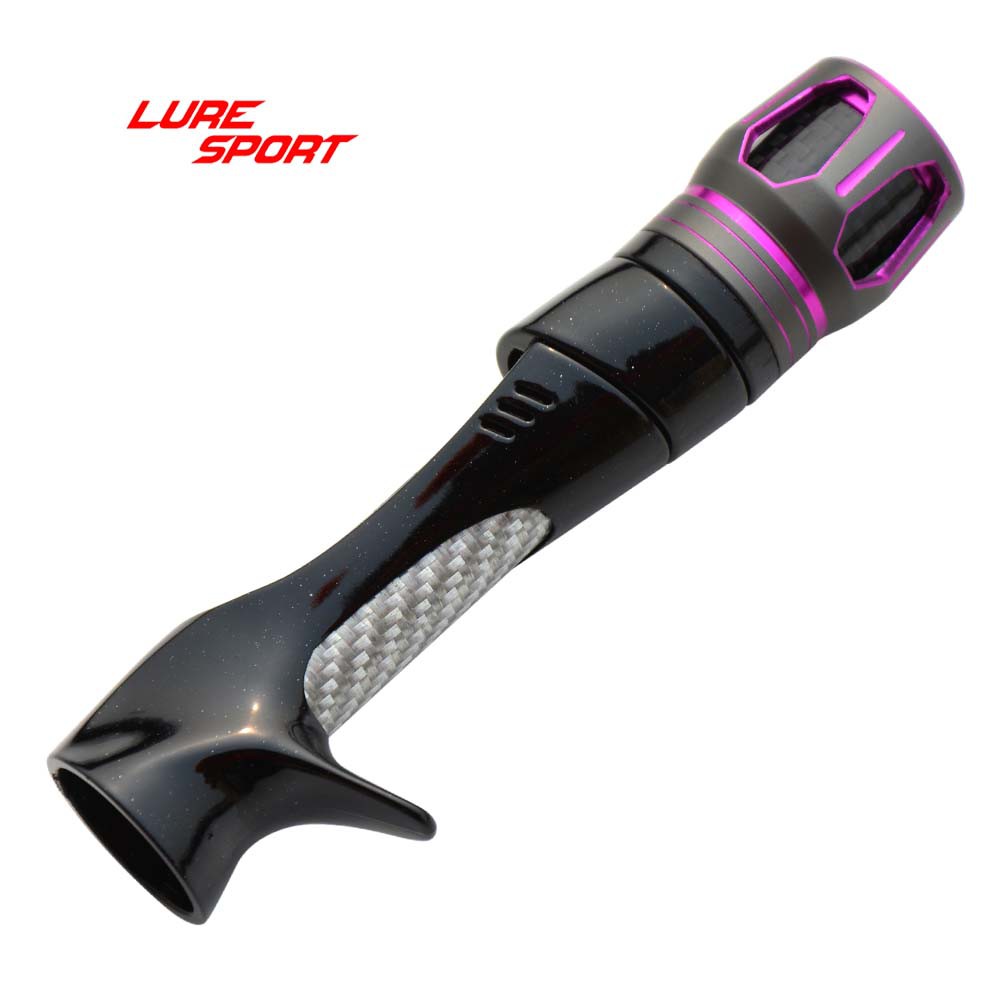 LURESPORT PCS Reel ที่นั่ง MK หมวกสีดําสี Octal หน้าต่างอลูมิเนียมหลอดคาร์บอน Rod อาคารส่วนประกอบซ่อม DIY อุปกรณ์เสริม