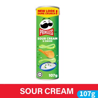 Pringles Potato Chips Sour cream & Onion 107g
