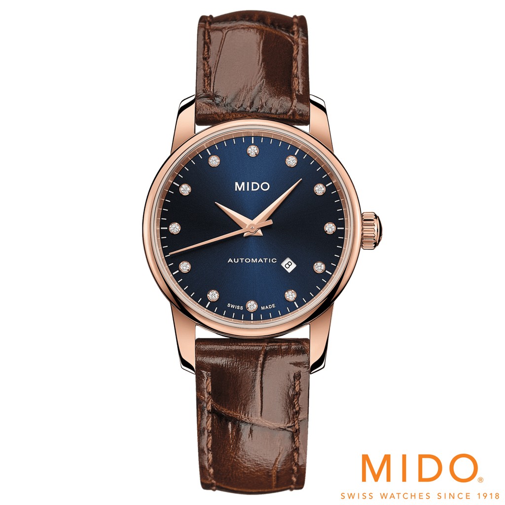 Mido รุ่น BARONCELLI MIDNIGHT BLUE LADY นาฬิกาสำหรับผู้หญิง รหัสรุ่น M7600.3.65.8