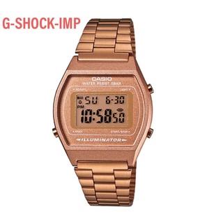 นาฬิกา CASIO รุ่น B640WC-5A พิ้งโกลสุดฮิต ของแท้ประกันศูนย์ CMG 1 ปี วินเทจ