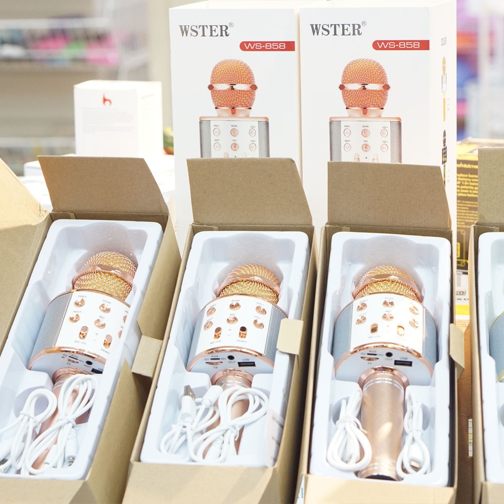 ไมค์คาราโอเกะ​ บลูทูธ รุ่น WS-858 REC