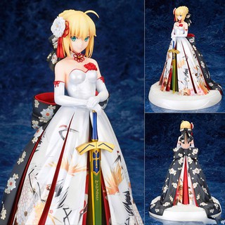 Figure ฟิกเกอร์ Model โมเดล FGO saber kimono dress crane suit seba quality version boxed Garage Kit model