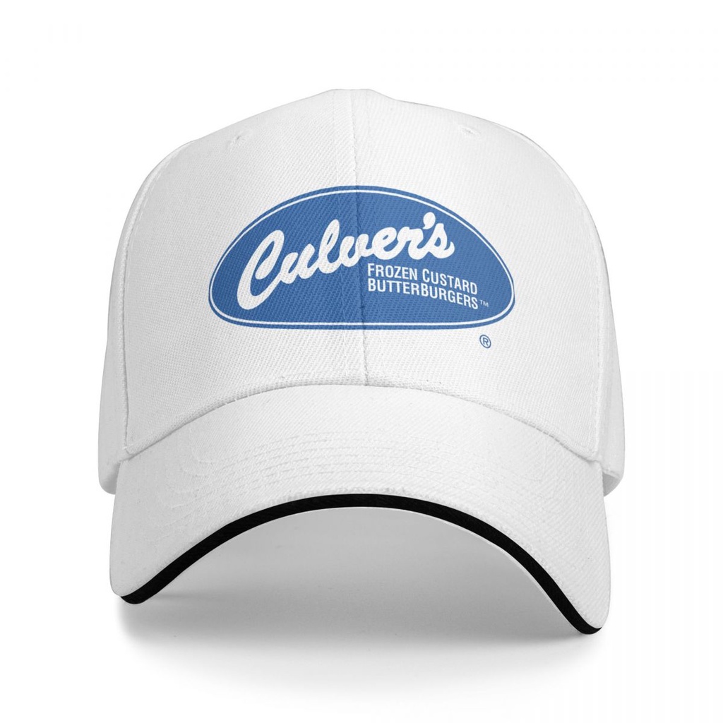 ใหม่ Culvers ร้านอาหารโลโก้เบสบอลหมวก Unisex คุณภาพโพลีเอสเตอร์หมวกผู้ชายผู้หญิงกอล์ฟวิ่ง Sun หมวก S