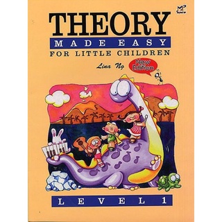 Theory Made Easy For Little Children Level 1 หนังสือทฤษฎีดนตรีติดสติกเกอร์สุดน่ารัก