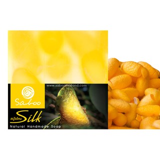 สบู่แนชเชอรัลโซป - กลิ่นใยไหม - Saboo Natural Soap - Silk