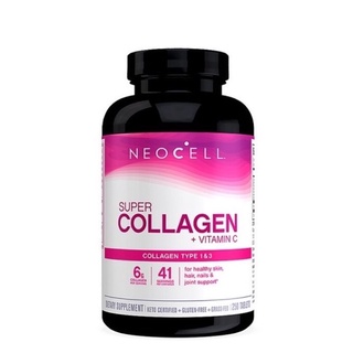 พร้อมส่ง!!  270 เม็ด Neocell คอลลาเจน นีโอเซลล์ บำรุงกระดูก ข้อต่อ ที่สุดของผิวสวย  Super Collagen : 6,000 mg,