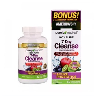 Purely Inspired, 100% Pure 7-Day Cleanse 42 Easy-to-Swallow Veggie Capsules