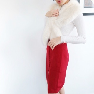 ALICE SKIRT - Rouge