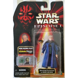 Star wars Episode I Carded Senator Palpatine 3.75