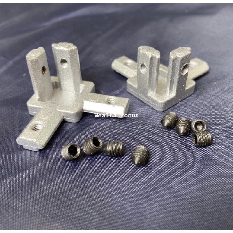 3 Ways Bracket 20-30 mm ข้อต่อ 3 ทาง 3ways สำหรับอลูมิเนียมโปรไฟล์20mm for Aluminium profile
