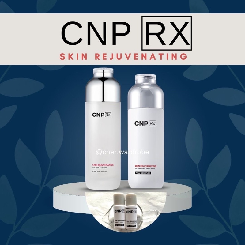TonerEmulsion3คู่ CNP Rx Skin Rejuvenating Balance Toner Emulsion set ...