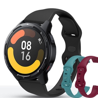 สําหรับ Xiaomi MI Watch / S1 Active / Color 2 สายสมาร์ทวอทช์ สายนาฬิกาข้อมือซิลิโคน เอวเล็ก 22 มม. สายนาฬิกา สร้อยข้อมือ สายรัดข้อมือ