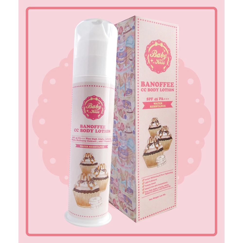 Baby Kiss Banoffee CC Body Lotion SPF45 PA+++ thumbnail 3