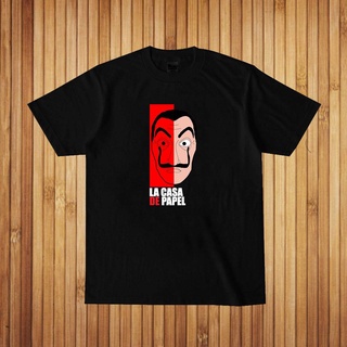 NEW Netflix La Casa De Papel Bella Ciao Mask T-shirt For Men Women Black White Tees S-4XL Sizes Round Neck Unisex T Shir