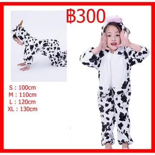 พร้อมส่ง ชุดวัว ขาวดำ เด็ก ชุดสัตว์ แฟนซี ปาร์ตี้ ฮาโลวีน  little Cow boy kids costumes fancy Party Halloween