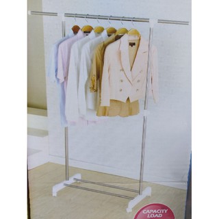 ราวตากผ้าสเตนเลส รับน้ำหนักได้ 20 กิโลกรัม ราวเดี่ยว single pole cloth hanger