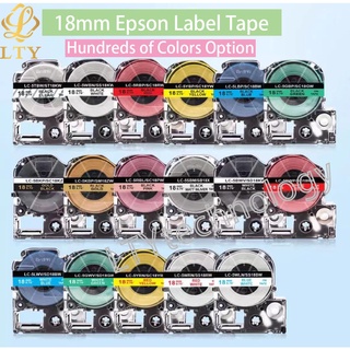 เทปฉลาก 18มม./24มม. สําหรับเครื่องพิมพ์ Kingjim Epson Lw-300 Lw-400 Lw-600P Lw-700 Lc-4Wb