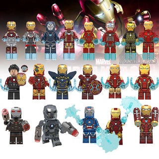 ฟิกเกอร์ iron man marvel Avengers ironman mark 50 Pepper Building Blocks ของเล่นสําหรับเด็ก