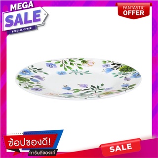 จานเมลามีนตื้น 10" SUPERWARE GARDENIA อุปกรณ์ใส่อาหาร MELAMINE FLAT PLATE 10" SUPERWARE GARDENIA