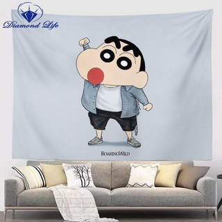 (Crayon Shin-chan, Cherry Maruko) เครยอน ชินจัง, เชอรี่ มารุโกะ ตกแต่งอนิเมะ   ผ้าตกแต่งห้องนอน