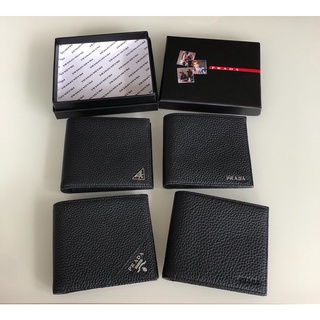 กระเป๋าสตางค์ใบสั้น ปราด้า wallet งานดีสุดSize 11x9.5cm