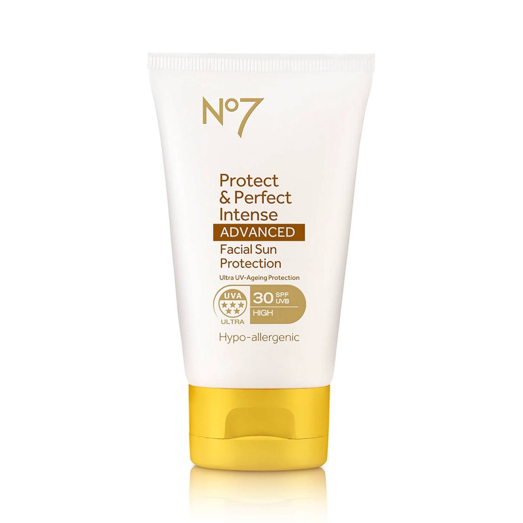 No7 Protect & Perfect Intense Facial Sun SPF30 50ml. นัมเบอร์เซเว่น โพรเทค แอนด์ เฟอร์เฟค เฟเชี่ยล ซัน ครีมกันแดด
