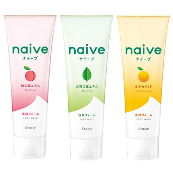 Kracie Naive Face Wash Foam 130g  นาอีฟ เฟส วอช โฟม โฟมล้างหน้า