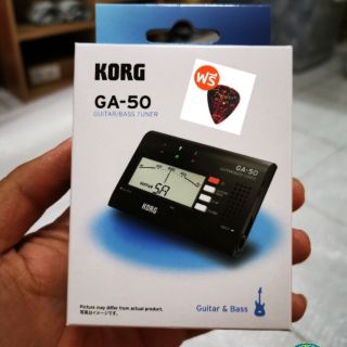 เครื่องตั้งสาย KORG GA-50 กีตาร์ไฟฟ้า, เบส, กีตาร์โปร่งไฟฟ้า ฟรีปิ๊กFender1ชิ้นและปิ๊กสี4ชิ้น