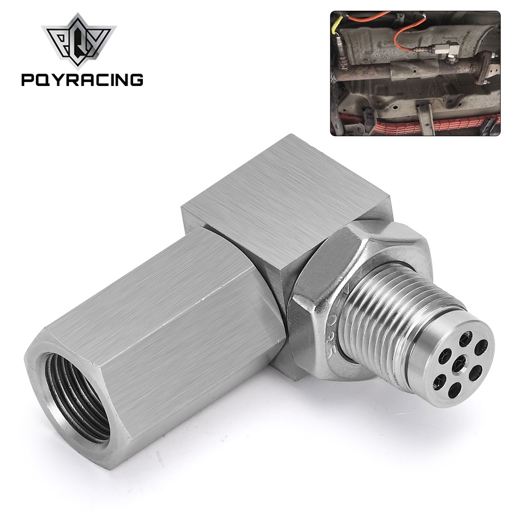 PQY Universal Oxygen Sensor Extender 90 Degree 02 Bung Extension