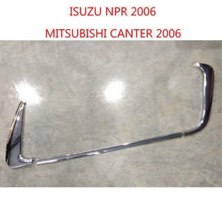 ชุดแต่งประตู โครเมียม (ชุด 6 ชิ้น) ISUZU NPR 2006 / MITSUBISHI CANTER 2006 อีซูซุ มิตซู ของแต่ง