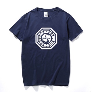 เสื้อยืดโอเวอร์ไซส์สไตล์ใหม่ขายร้อน American Tv Play Series Lost Dharma Initiative แฟน S Masculinas เสื้อยืดผู้ชายS-3XL