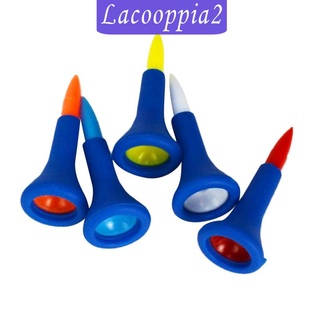 [Lacooppia2] ที่ตั้งลูกกอล์ฟ พลาสติก 42 มม. สุ่มสี 5 ชิ้น