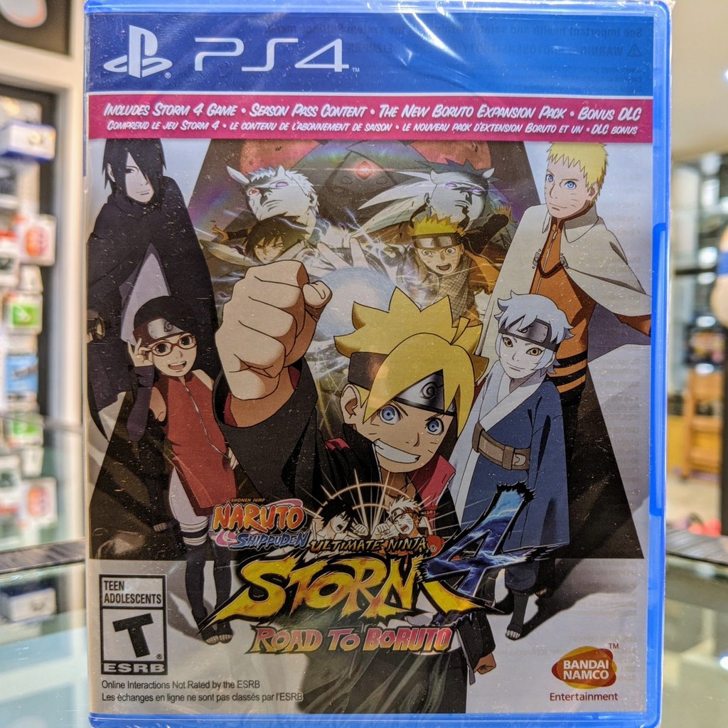 (ภาษาอังกฤษ) มือ1 PS4 Naruto Shippuden Ultimate Ninja Storm 4 Road to Boruto เกมPS4 แผ่นPS4 (เล่น2คนได้ เล่นกับ PS5 ได้)