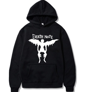 Yttq ขายดี เสื้อกันหนาว มีฮู้ด ลายการ์ตูนอนิเมะ Death Note สไตล์ฮิปฮอป สําหรับผู้ชาย ของขวัญวาเลนไทน์ XQ