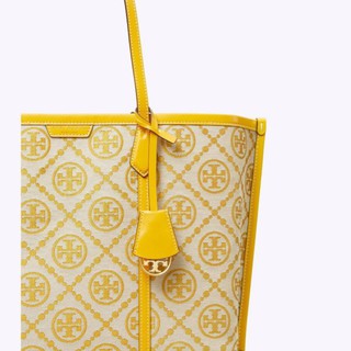 Tory Burch Perry Monogram Jacquard  Triple Compartment Tote