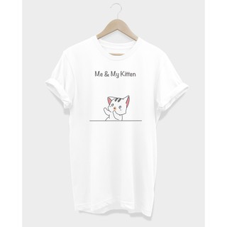 เสื้อยืดลาย Me &amp; My Kitten T-shirt