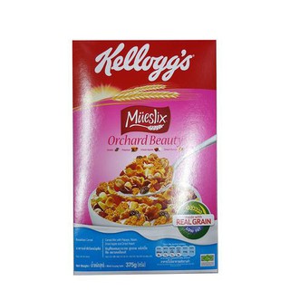 Kelloggs Mueslix Orchard Beauty 375g เคลล็อกส์มูสลิกซ์ออร์ชาร์ดบิวตี้ 375 กรัม