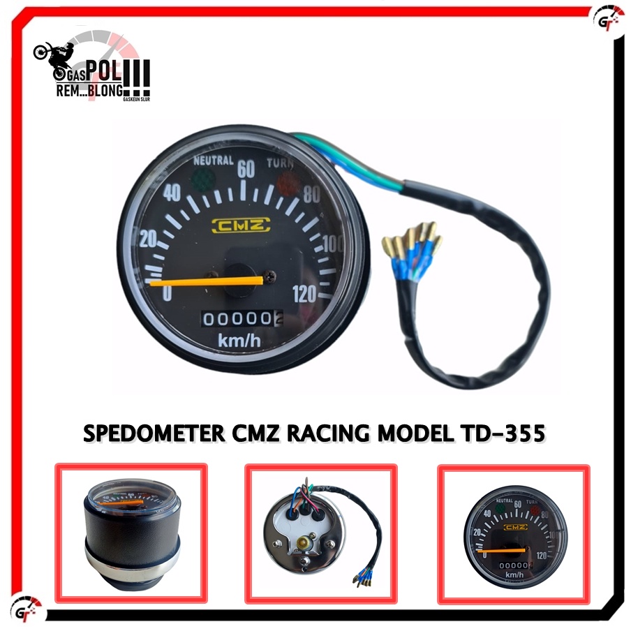 HONDA CB100 SPEEDOMETER CMZ RACING UNIVERSAL SPEEDOMETER