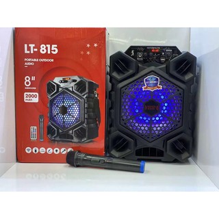 ลำโพงบลูทูธ LT-815 ลำโพง Karaoke ปรับเอคโค่ได้ เสียงดี