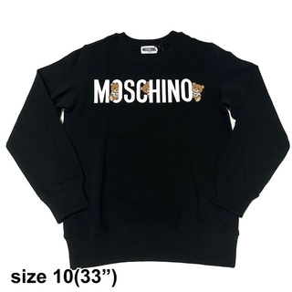 SALE!! MOSCHINO เสื้อแขนยาว กันหนาว สีดำ น่ารัก หมี มอสชิโน่ ของแท้ ส่งฟรี EMS ทั้งร้าน