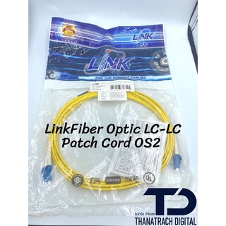 Link UFP922D31-03สายFiber Optic LC-LC Patch Cord OS2, Duplex 9/125 μm Single-mode, (3.0 mm Jacket)/UPC-UPC, Lengths 3 m.