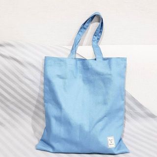 Plain tote bag สี Light denim