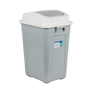 ถังขยะฝาสวิง  Kassa Home TG51781 สีเทา  ขนาด 30 ลิตร  ถังขยะ Kassa Home Swing Lid Trash Can TG51781 Gray Size 30 Liters