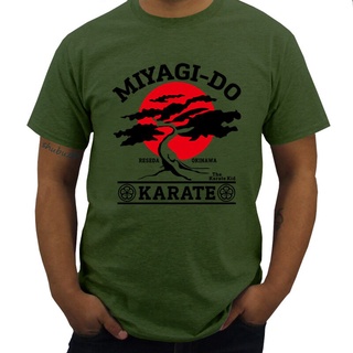 [COD]พร้อมส่ง เสื้อยืดคอกลม ผ้าฝ้าย พิมพ์ลาย Miyagi Do Bonsai Tree Karate Martialer Arts หลากสี สไตล์ญี่ปุ่น สําหรับผู้ช