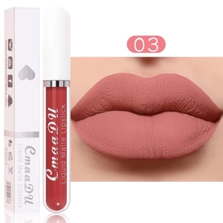 Cmaadu ลิปกลอส เนื้อแมตต์กํามะหยี่ กันน้ํา ให้ความชุ่มชื้น 18 สี